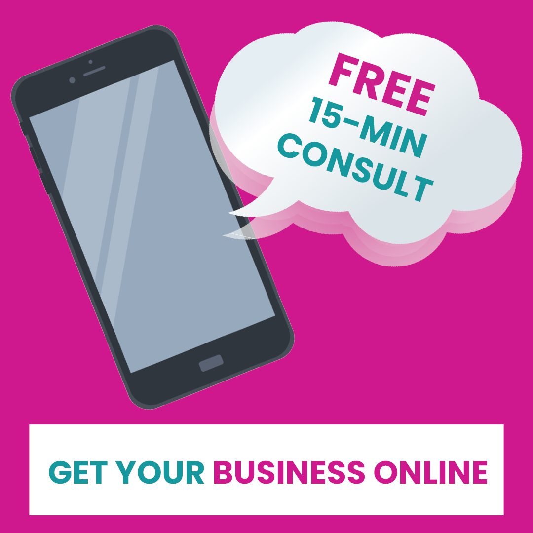 Get your business online with a free 15-min consult